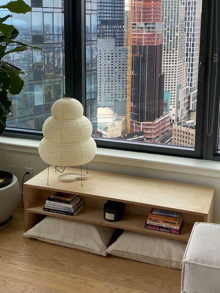 AKARI 24N Japanese Paper Lamp — Washi Rice Paper Floor & Table Lamp