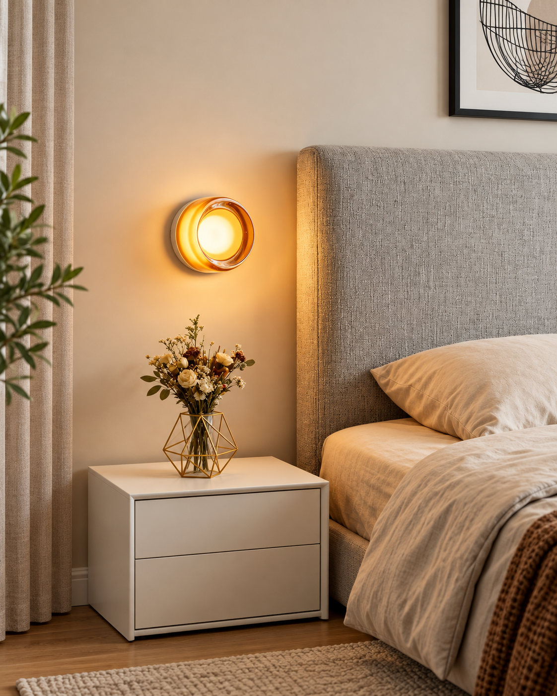 Nordic wall lamp — Acrylic Lens LED Wall Sconce