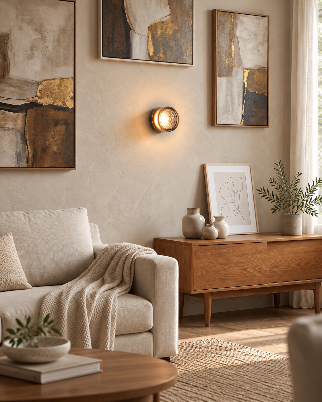 Nordic wall lamp — Acrylic Lens LED Wall Sconce