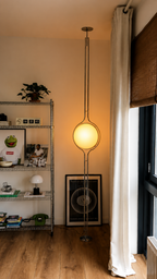Monument Floor to Ceiling Lamp — Bauhaus Sculptural Floor Lamp