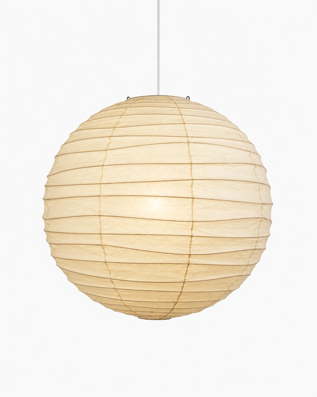 45D Hush Lantern — Round Paper Lantern Shade in Five Sizes for Pendant Lights, Weddings, and Airy Interiors