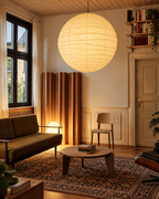 45D Hush Lantern — Round Paper Lantern Shade in Five Sizes for Pendant Lights, Weddings, and Airy Interiors