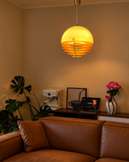 Sunset Ceiling Lamp — Bauhaus Dome Pendant Light for Dining Rooms, Entryways, and Warm Modern Interiors