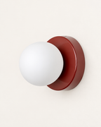 Nordic Macaron Orb — Pastel Ball Wall Sconce for Bedroom, Hallway, and Soft Modern Interiors