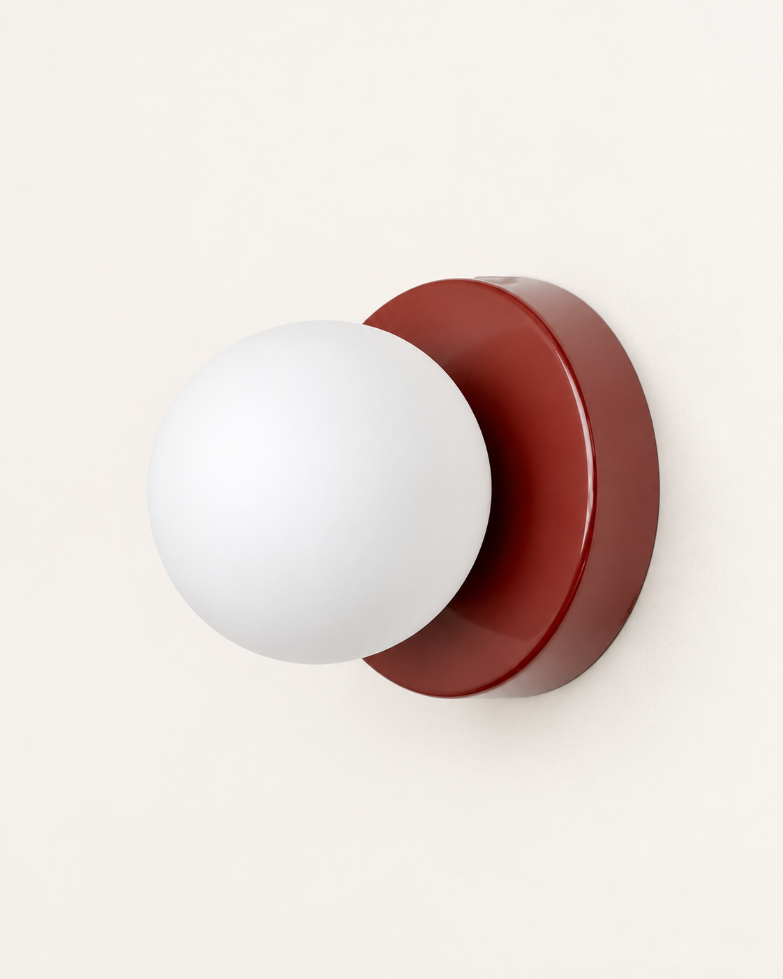 Nordic Macaron Orb — Pastel Ball Wall Sconce for Bedroom, Hallway, and Soft Modern Interiors
