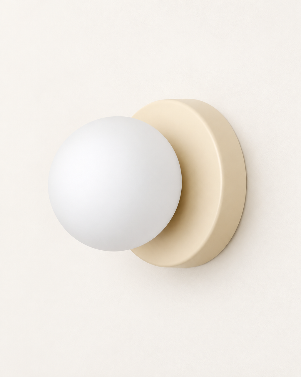 Nordic Macaron Orb — Pastel Ball Wall Sconce for Bedroom, Hallway, and Soft Modern Interiors