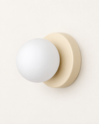 Nordic Macaron Orb — Pastel Ball Wall Sconce for Bedroom, Hallway, and Soft Modern Interiors