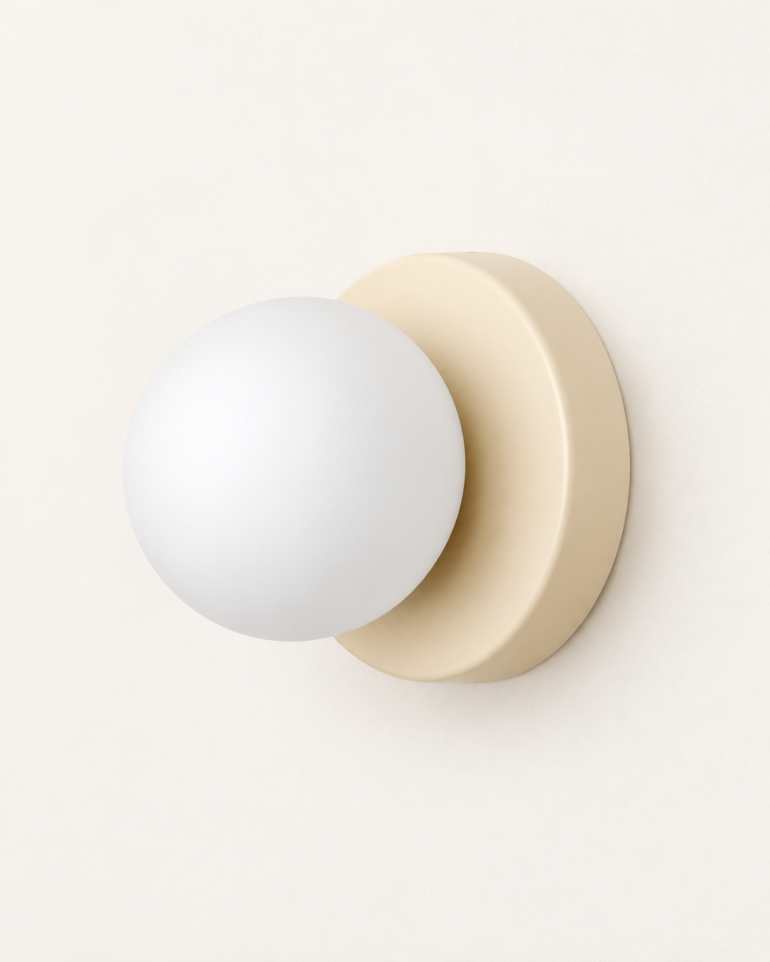 Nordic Macaron Orb — Pastel Ball Wall Sconce for Bedroom, Hallway, and Soft Modern Interiors