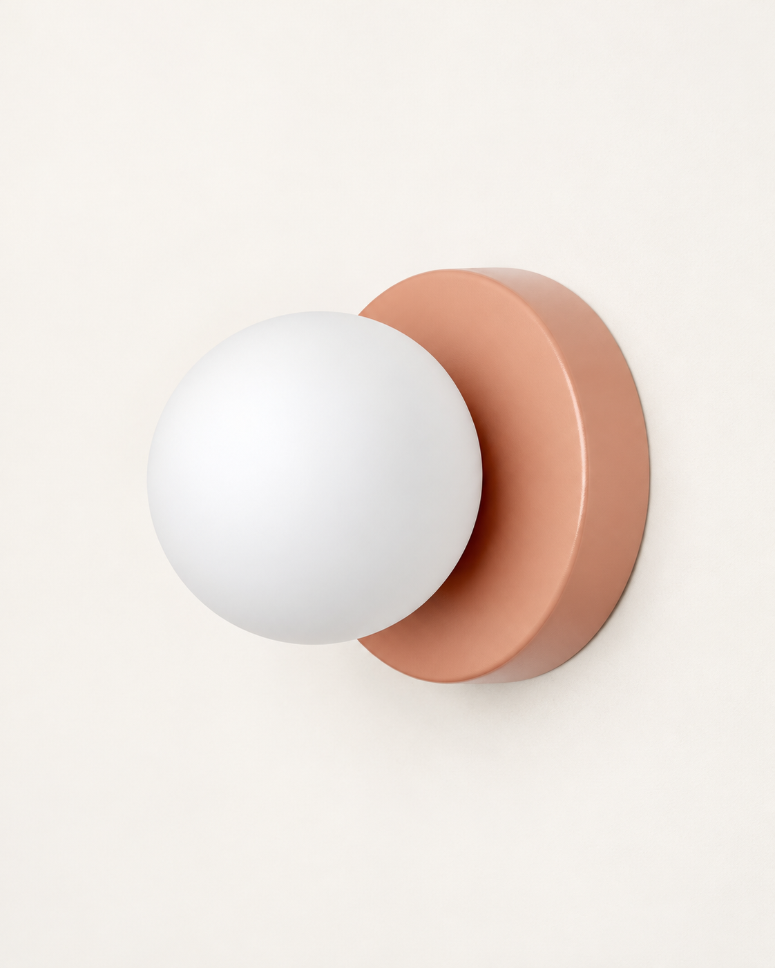 Nordic Macaron Orb — Pastel Ball Wall Sconce for Bedroom, Hallway, and Soft Modern Interiors