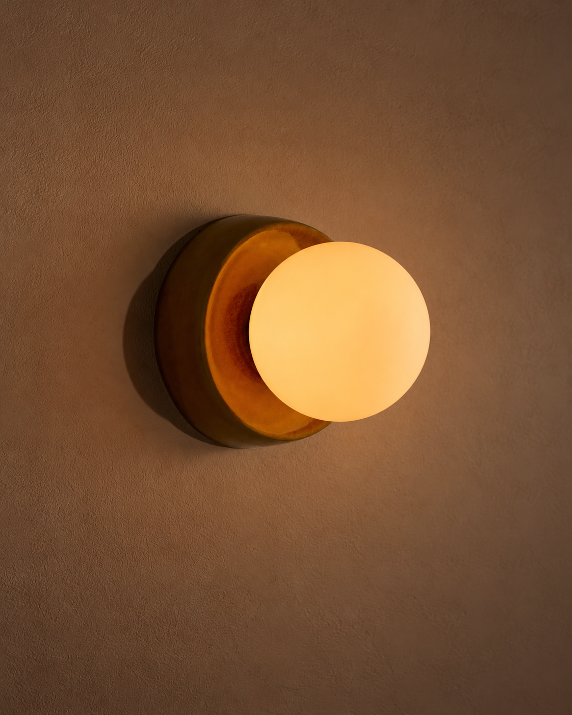 Nordic Macaron Orb — Pastel Ball Wall Sconce for Bedroom, Hallway, and Soft Modern Interiors
