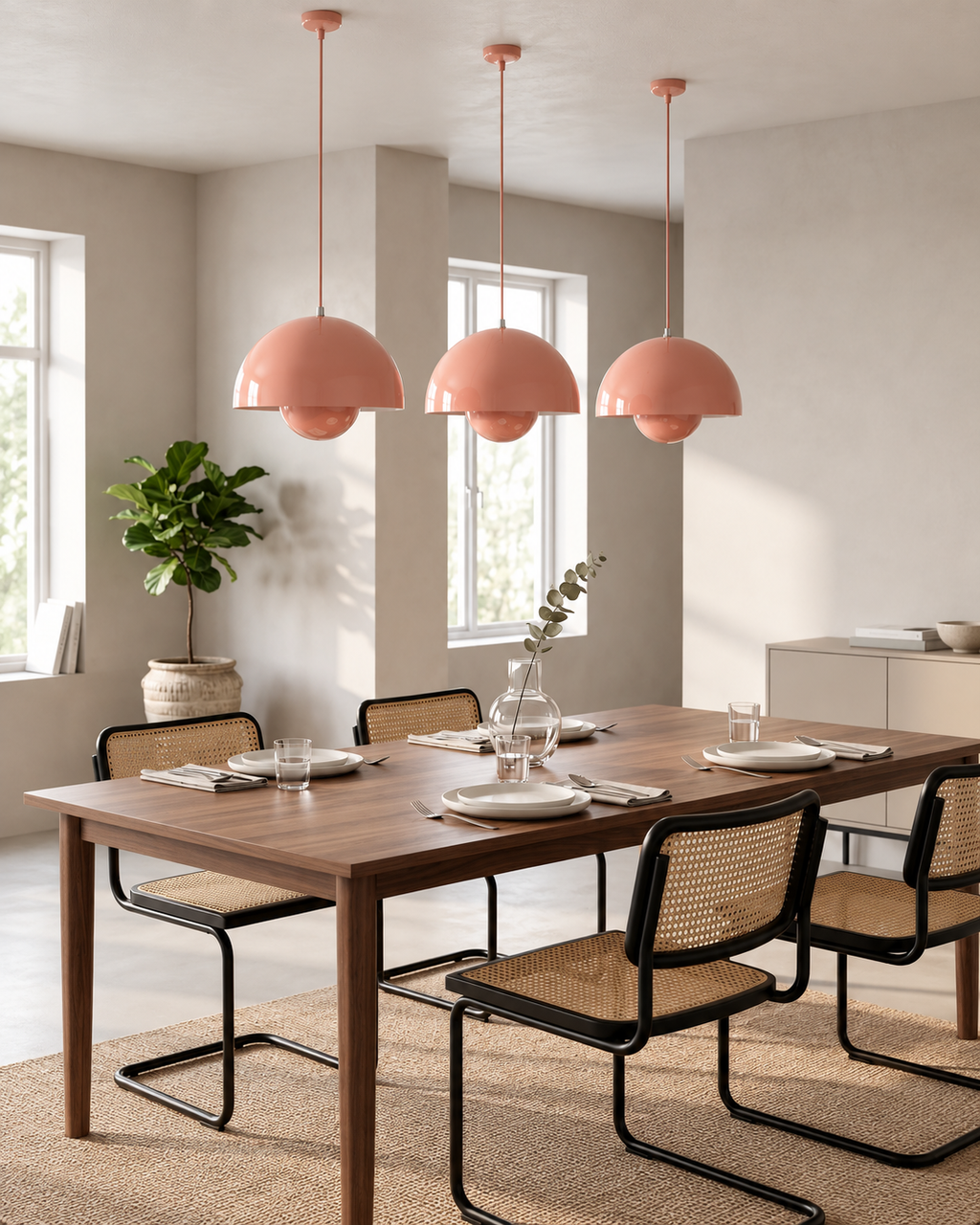 Vp1 Flowerpot Ceiling Lamp — Vp-Inspired Colorful Dome Pendant Light for Bedrooms, Studies, and Playful Modern Interiors