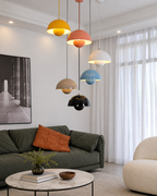 Vp1 Flowerpot Ceiling Lamp — Vp-Inspired Colorful Dome Pendant Light for Bedrooms, Studies, and Playful Modern Interiors