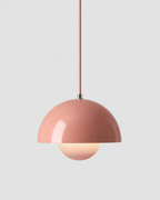 Vp1 Flowerpot Ceiling Lamp — Vp-Inspired Colorful Dome Pendant Light for Bedrooms, Studies, and Playful Modern Interiors