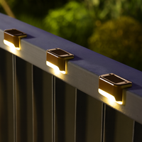 Solar Deck Lights — Outdoor Wall & Step Lights (4, 8, or 12 Pack)