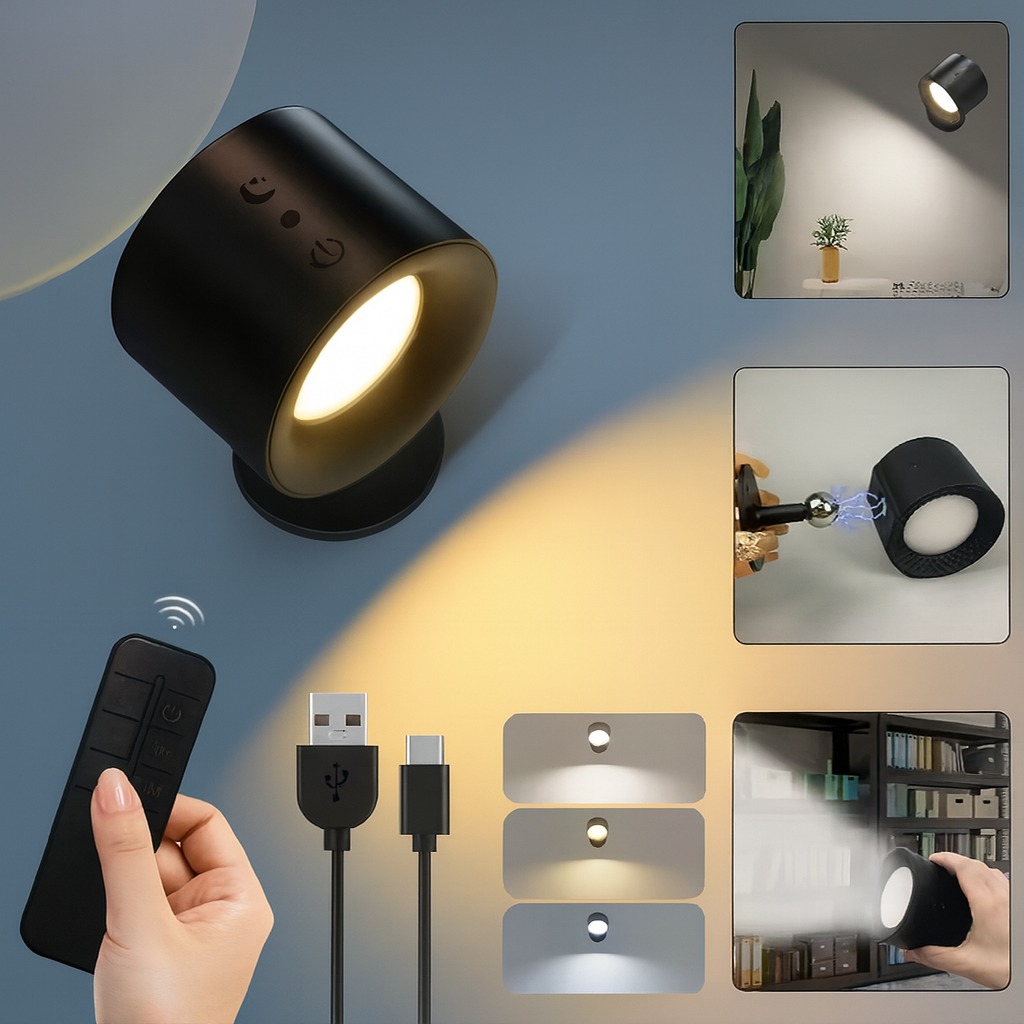 360° Magnetic Wall Lamp