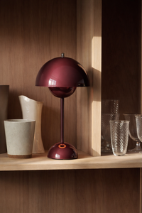 Flowerpot VP9 Lamp — Cordless Rechargeable Table Lamp by Verner Panton