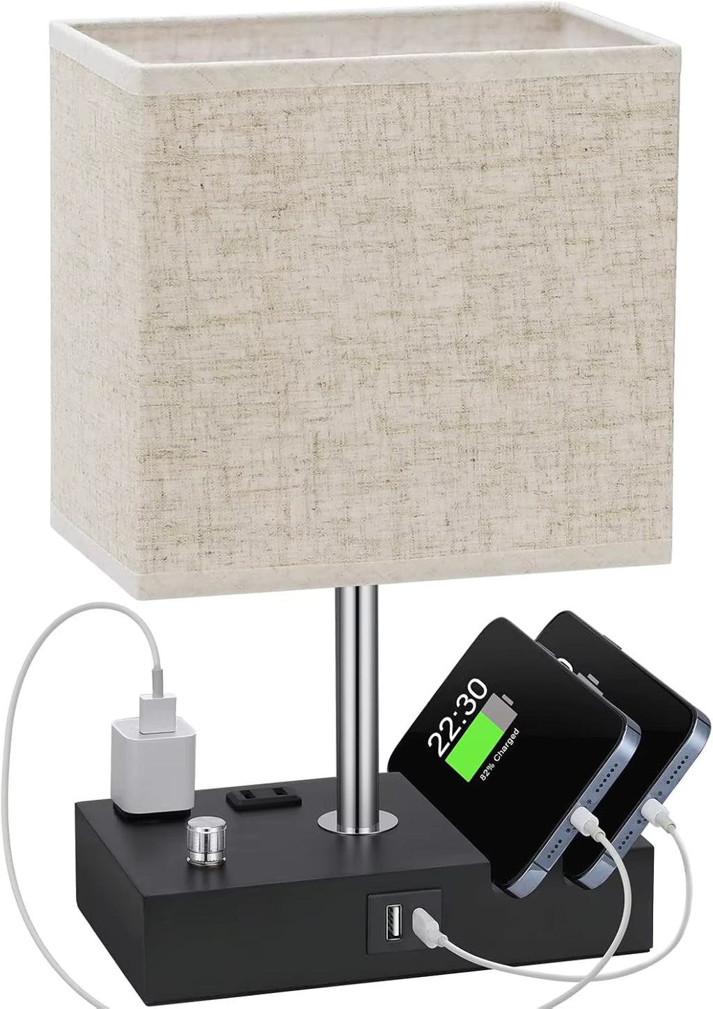 Bedside Lamp With USB