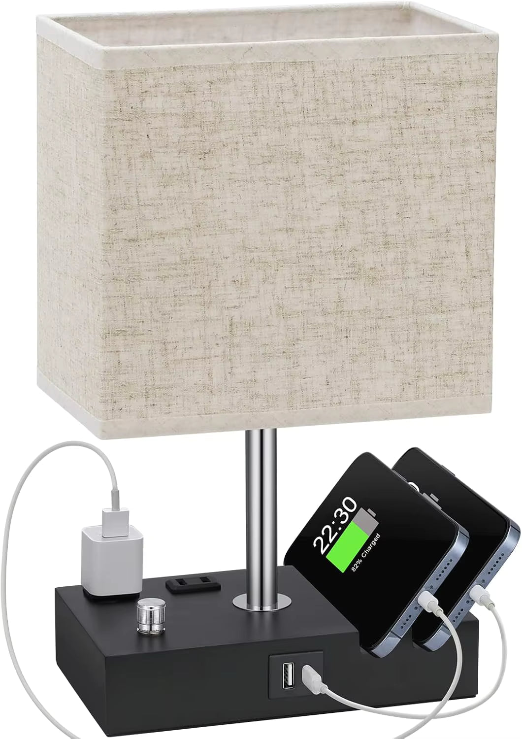 Bedside Lamp With USB