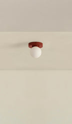 Nordic Macaron Orb — Pastel Ball Wall Sconce for Bedroom, Hallway, and Soft Modern Interiors