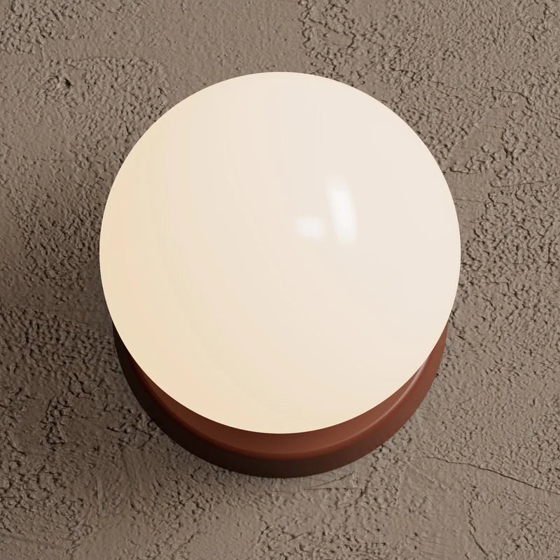 Nordic Macaron Orb — Pastel Ball Wall Sconce for Bedroom, Hallway, and Soft Modern Interiors