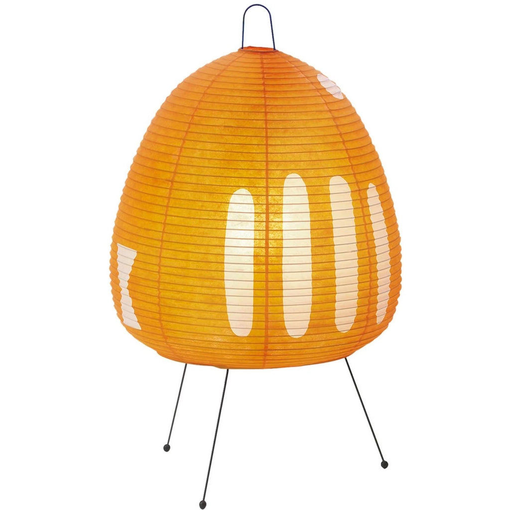 1AV++ Paper Lamp — Japanese-Style Tripod Table Lamp with Rice Paper Shade and 3-Colour Light for Bedside and Living Room
